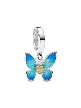 ✅NWT Pandora Moments 14K Plated 0.01 Ct. Tw. Lab-Grown Dangle Charm